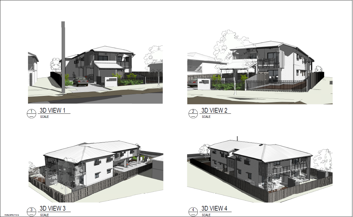 3D concept drawings of new housing in Bundaberg